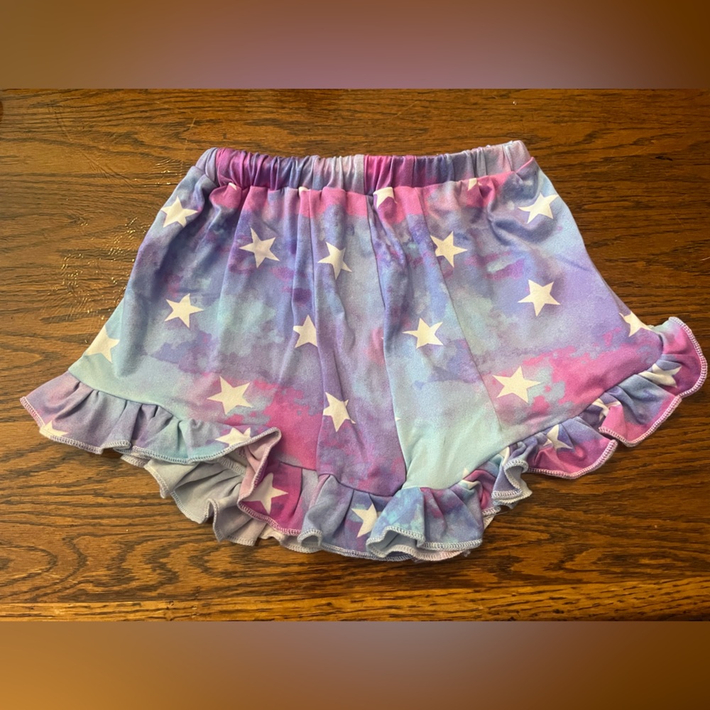 Whimsical Starry Purple and Pink Shorts